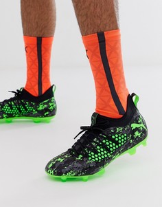 Черные футбольные бутсы Puma Football future 19.3 netfit - Черный