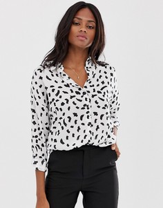 Рубашка с длинными рукавами и принтом ASOS DESIGN - Мульти