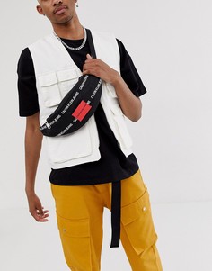 Черная сумка-кошелек на пояс с логотипом Calvin Klein Jeans Sport Essential - Черный