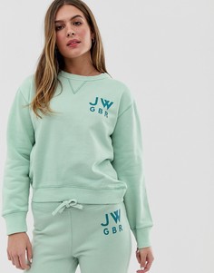 Комбинируемый свитшот с круглым вырезом Jack Wills Kempson - Зеленый