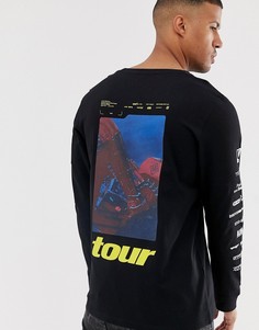 Лонгслив Jack & Jones - Originals Post Malone - Черный