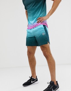 Синие шорты длиной 7 дюймов с эффектом деграде Nike Running - Challenger - Синий