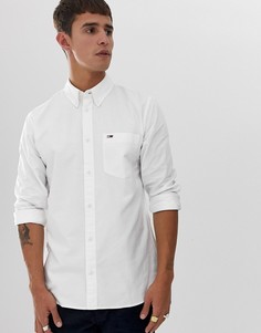 Белая оксфордская рубашка с логотипом Tommy Jeans - Белый