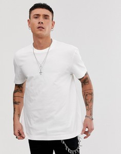 Белая oversize-футболка AllSaints - Белый
