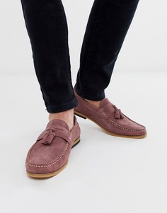 Розовые замшевые лоферы River Island - Розовый