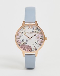 Часы с кожаным ремешком Olivia Burton - British Blooms OB16EG132 - Синий