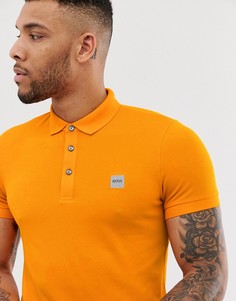 Оранжевое узкое поло с логотипом BOSS Passenger - Оранжевый