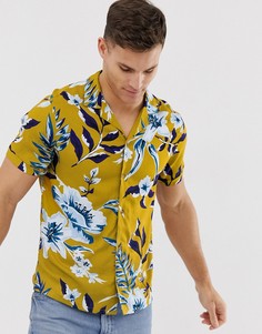 Рубашка с принтом Burton Menswear - Желтый
