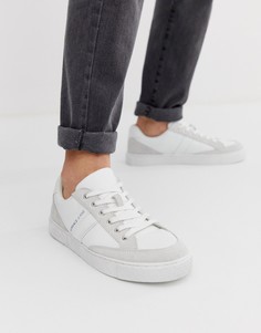 Белые кроссовки с логотипом Versace Jeans - Белый