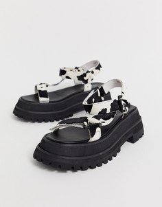 Эксклюзивные сандалии на толстой подошве Jeffrey Campbell Panorama - Мульти