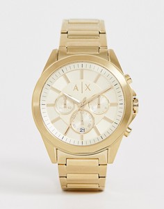 Золотистые часы из нержавеющей стали Armani Exchange AX2602 - Золотой