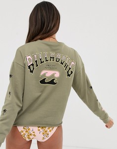 Свитшот с логотипом Billabong - Зеленый