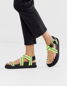 Спортивные сандалии с петлей для большого пальца ASOS DESIGN Freestyle - Мульти