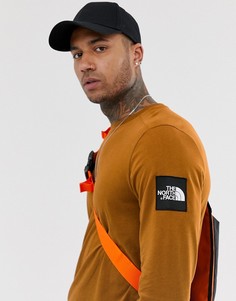 Коричневый лонгслив The North Face Fine 2 - Коричневый