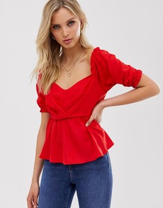 Красный топ River Island - Красный