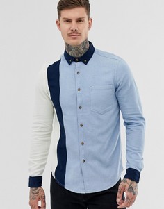 Джинсовая oversize-рубашка в стиле 90-х ASOS DESIGN - Синий