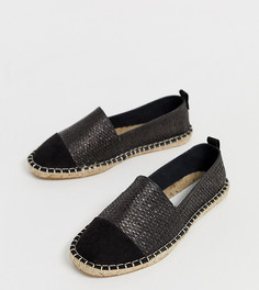 Эспадрильи для широкой стопы ASOS DESIGN - Черный