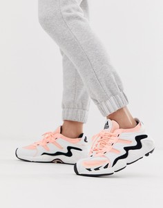 Серо-розовые кроссовки adidas Originals FYW S-97 - Розовый