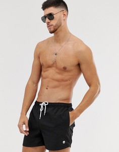 Черные базовые шорты для плавания New Look - Черный