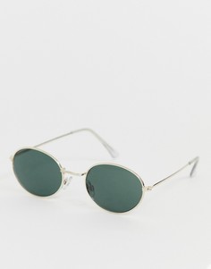 Круглые солнцезащитные очки Selected Femme - Золотой