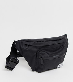 Черная сумка-кошелек на пояс с однотонной молнией Hershel Supply Co Seventeen - Черный