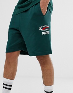 Зеленые шорты Puma - Cell Pack - Зеленый