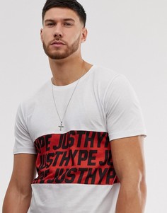 Футболка со вставками Hype - Белый