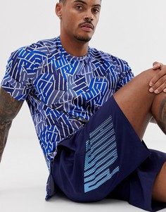 Темно-синие спортивные шорты длиной 9 дюймов с логотипом Puma - Темно-синий