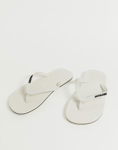 Шлепанцы с фирменной резиновой подошвой Jack & Jones - Белый