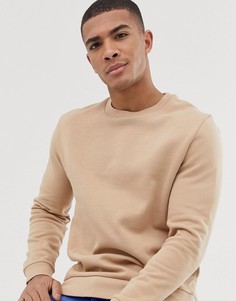 Бежевый свитшот ASOS DESIGN - Бежевый