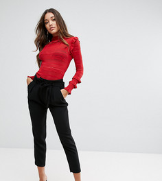 Строгие брюки узкого кроя River Island - Черный