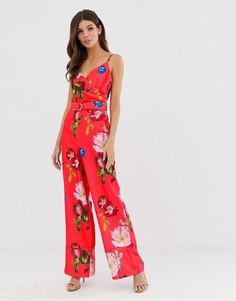 Комбинезон ягодного цвета с запахом Ted Baker - Piiper (sundae - Красный