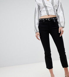 Укороченные расклешенные джинсы River Island - Черный