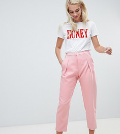 Суженные книзу розовые брюки River Island - Розовый