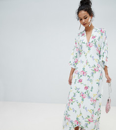 Платье макси с цветочным принтом Miss Selfridge - Мульти