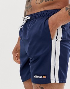Темно-синие шорты для плавания с лентой Ellesse Apiro - Темно-синий