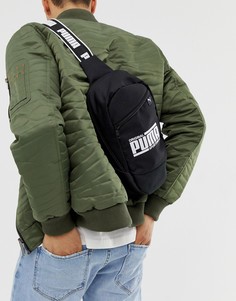 Черная сумка через плечо Puma - Черный