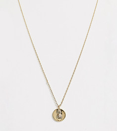 Позолоченное ожерелье с подвеской-ананасом Orelia - Золотой