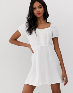 Белое платье New Look - prairie - Кремовый