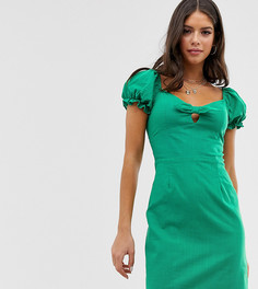 Платье мини с завязками Glamorous Tall - Зеленый