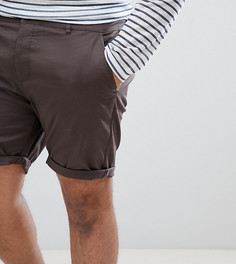 Узкие шорты чиносы цвета хаки ASOS DESIGN Plus - Коричневый