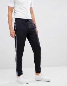 Строгие джоггеры с полосками по бокам Jack & Jones Premium - Черный
