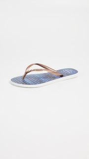 Havaianas Slim Watercolor Flip Flops