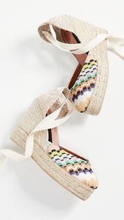 Castaner x Missoni Carina Wedge Espadrilles