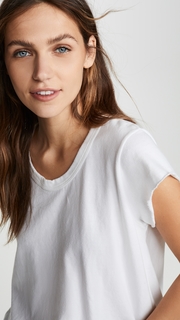 Wilt Soft Sleeve Scoop Tee