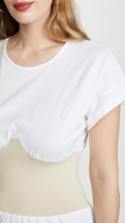 KENDALL + KYLIE Corset T-Shirt Dress