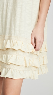 Wilt Tee Dress with Lace Ruffle Trim