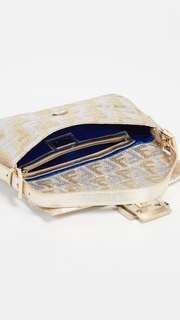 What Goes Around Comes Around Fendi Gold Metallic Shoulder Bag