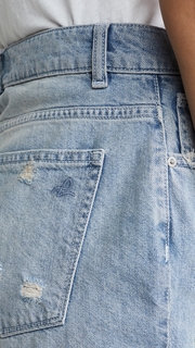 DL1961 Hepburn Shorts High Rise Wide Leg