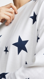 SUNDRY Star Crew Neck Sweatshirt